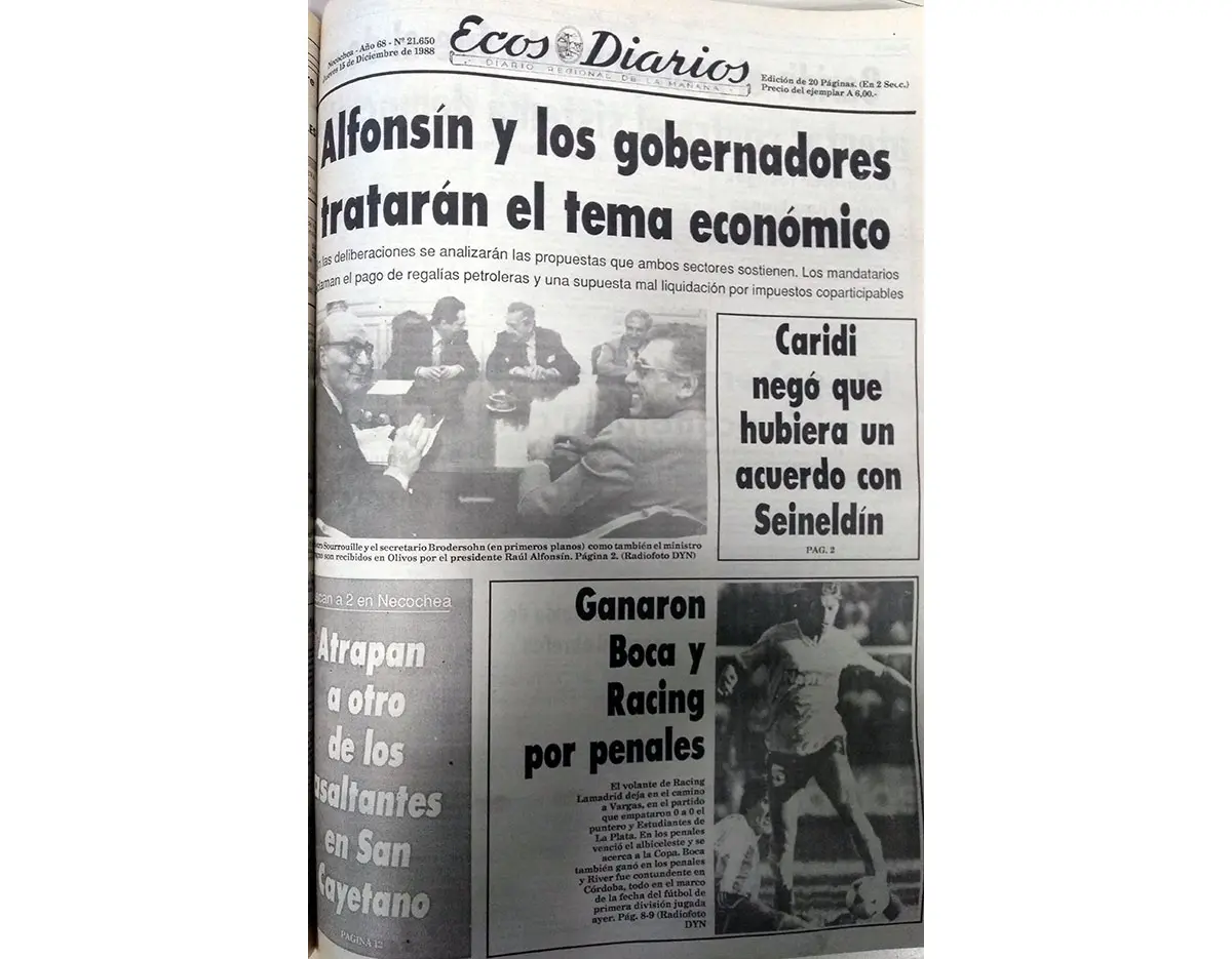 Jueves 15 de diciembre de 1988