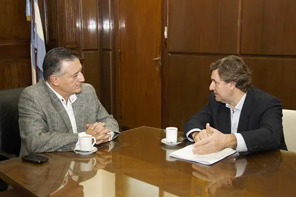 Las Flores: Intendente Gelené recibió al Diputado Duclós