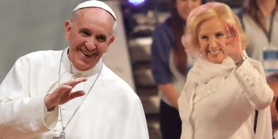 En su programa, Mirtha Legrand leyó la carta que le envió el papa Francisco