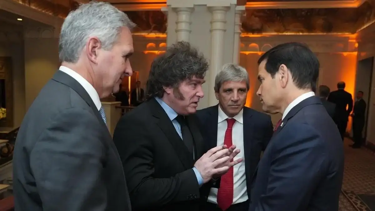 El presidente Javier Milei se reunió con el secretario de Estado de los Estados Unidos, Marco Rubio.