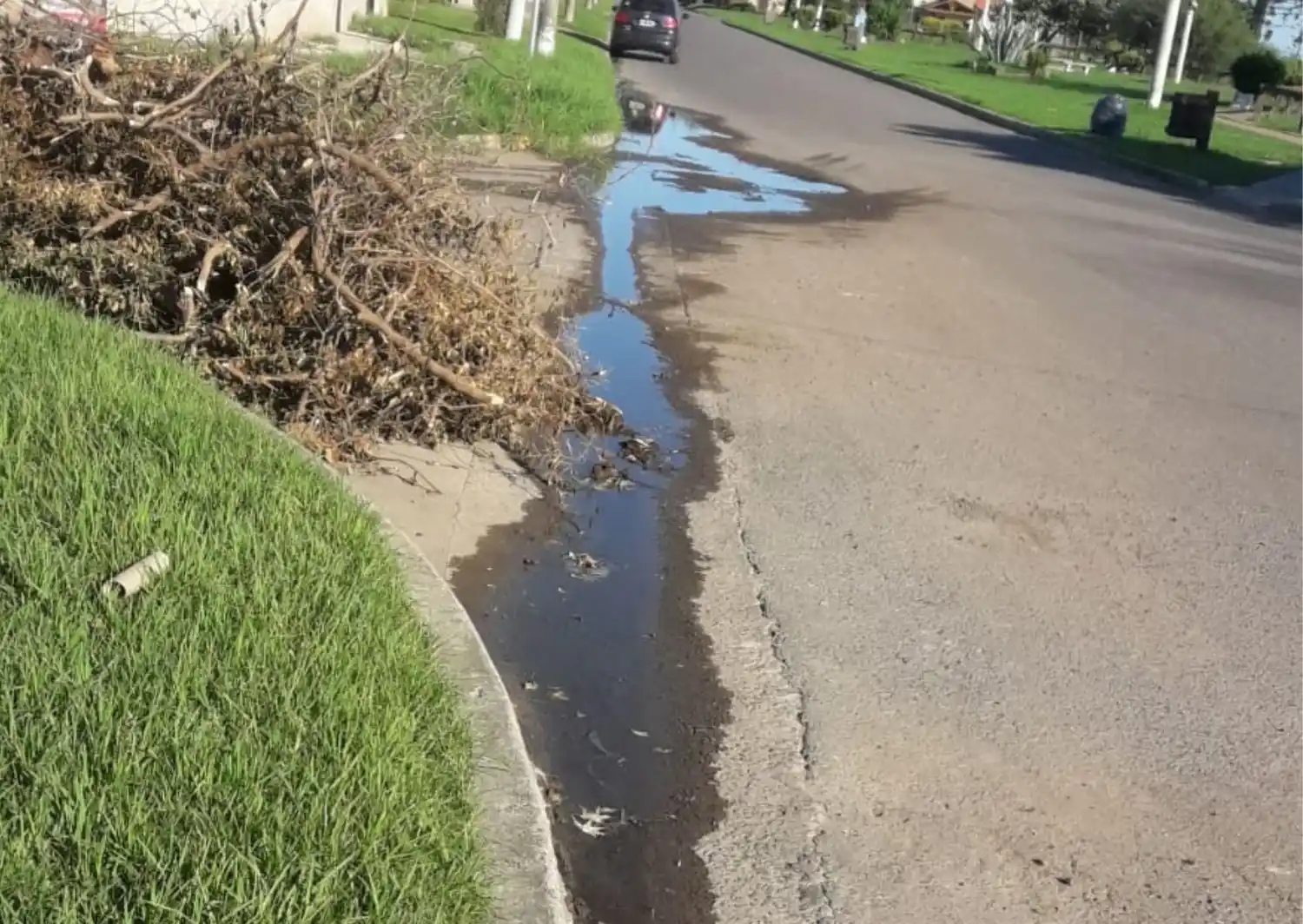 Pérdida de agua en el Nuevo Boulevard