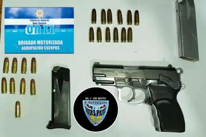 Dos detenidos y un arma secuestrada en zona sudoeste