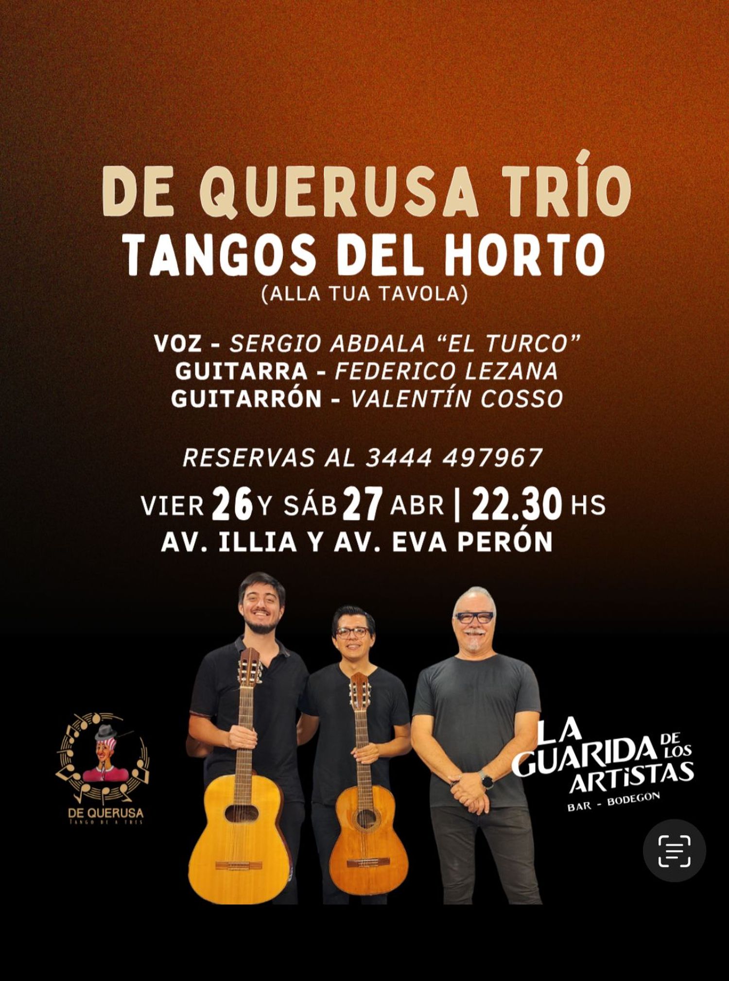 Se presenta “DE QUERUSA TRÍO”