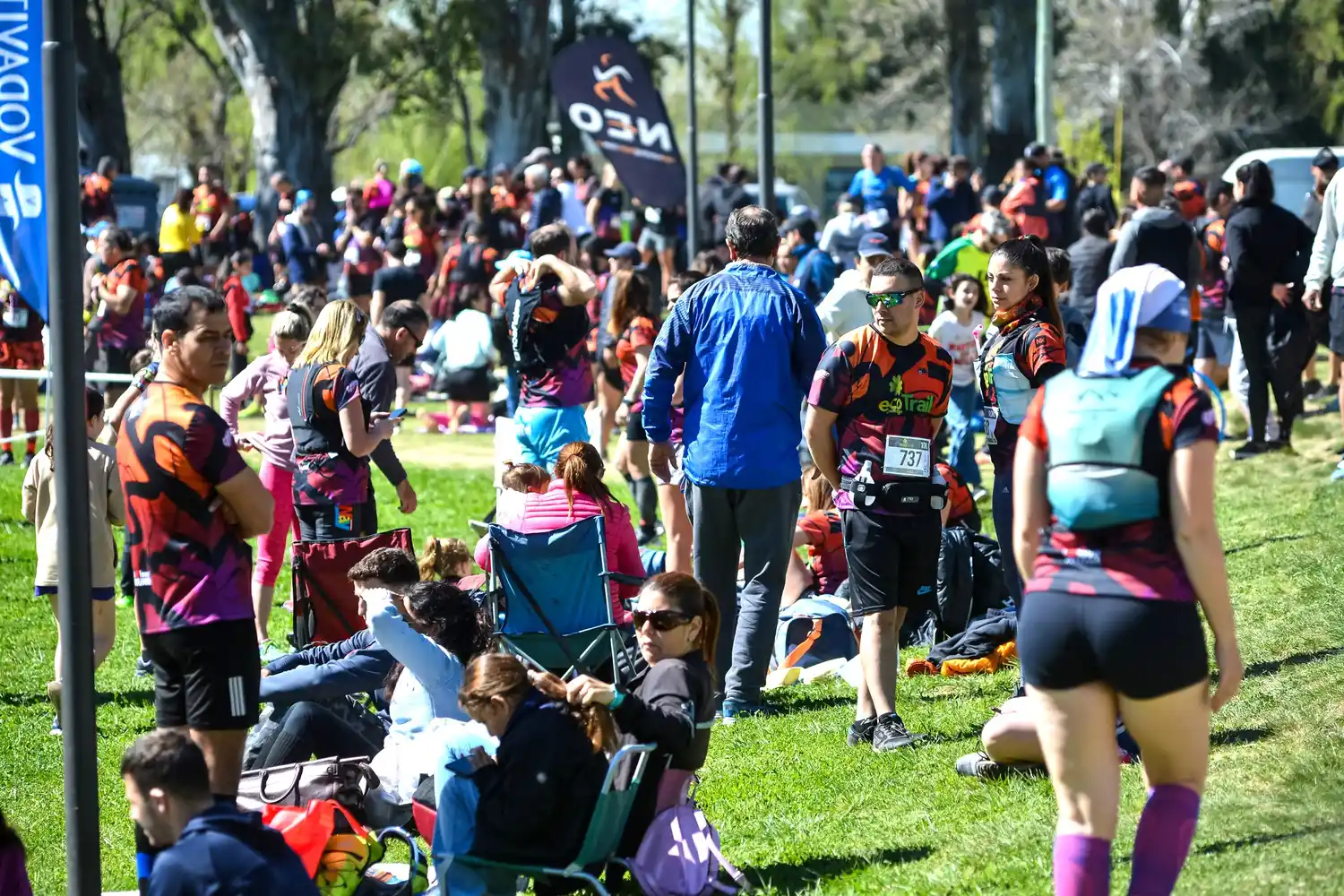 Turismo y deportes: 1.500 corredores de todo el país disfrutaron de una carrera de aventura a orilla de la laguna