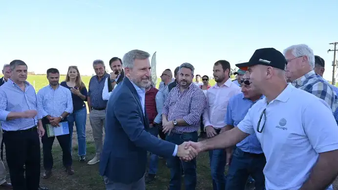 Frigerio anunció un paquete de alivio fiscal para el sector arrocero