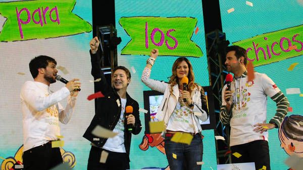 Los famosos presentes en “Un sol para los chicos”