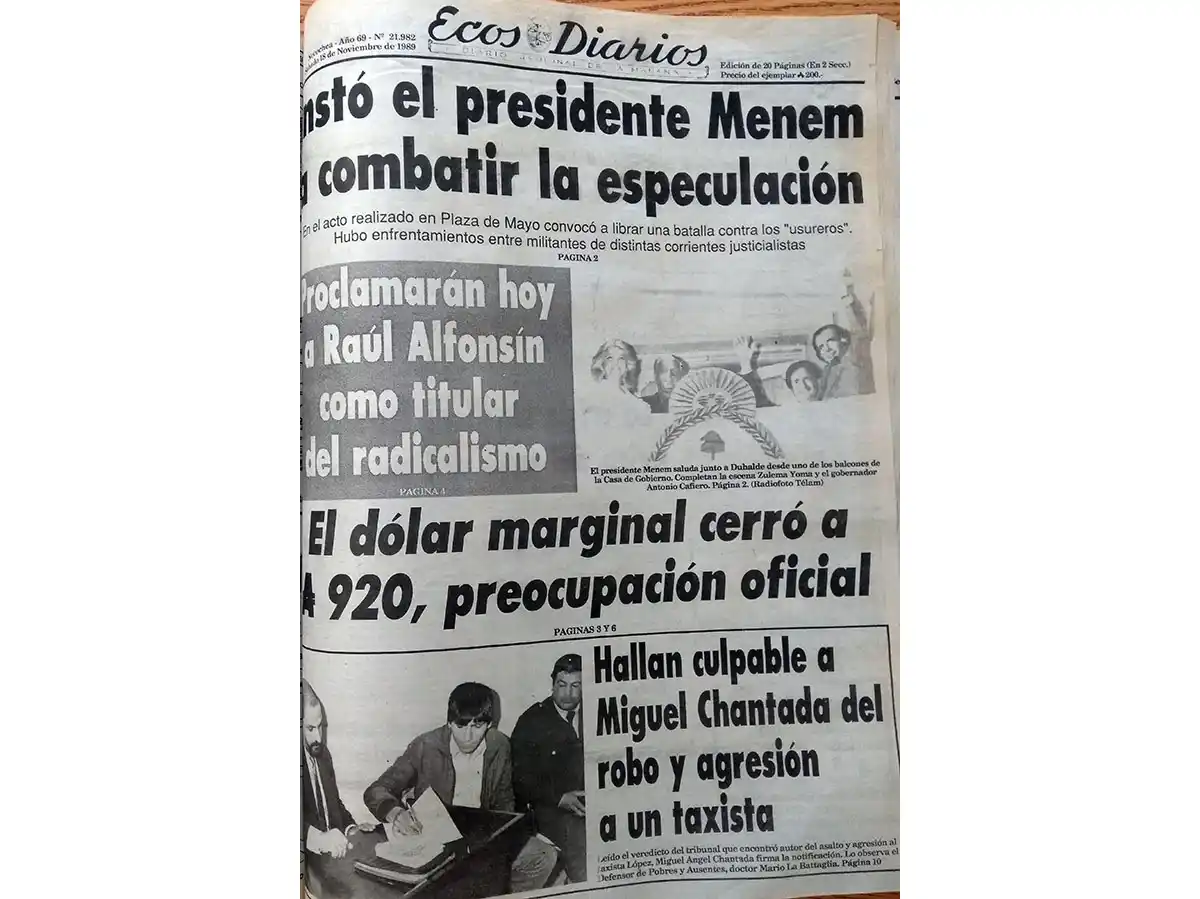 Sábado 18 de noviembre de 1989