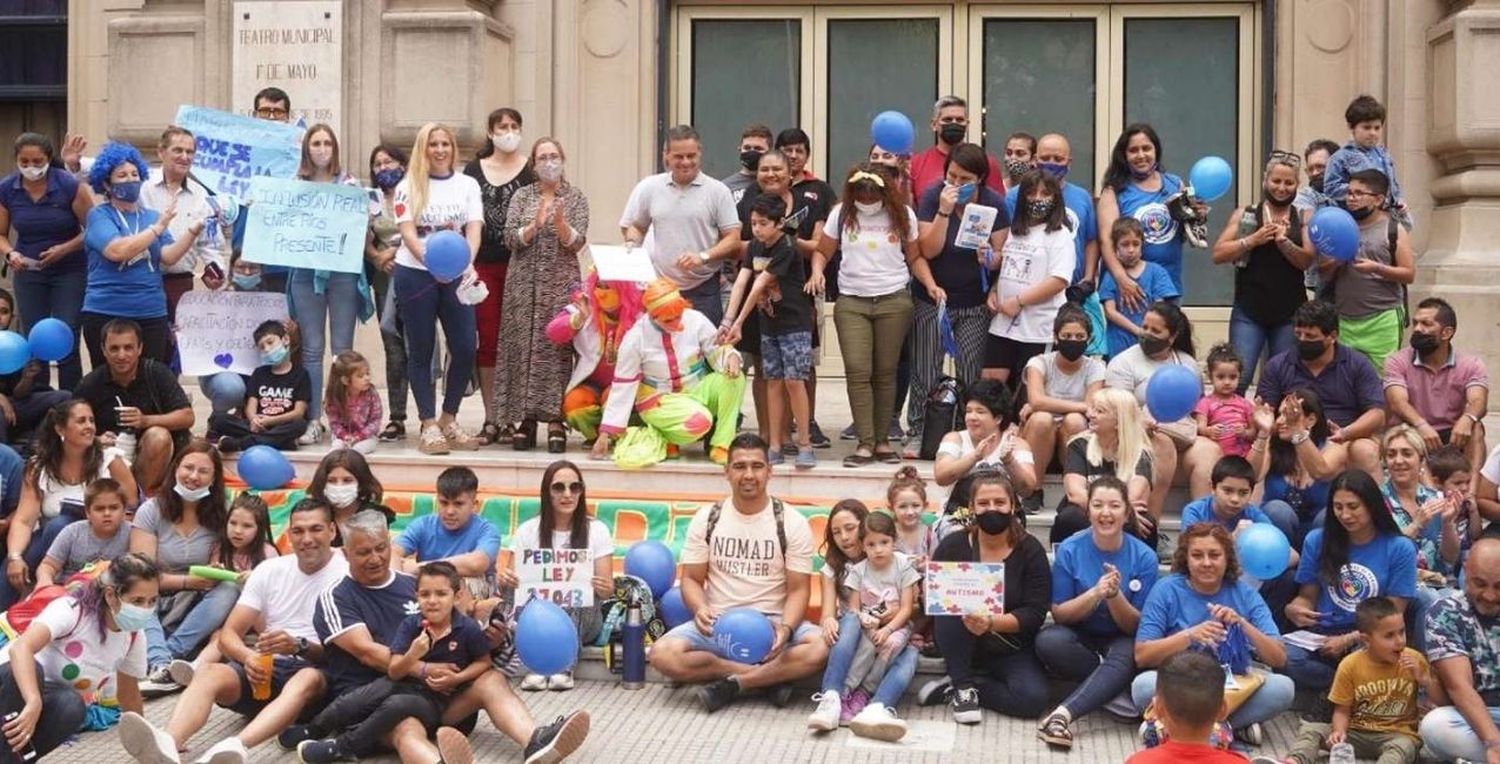 Banderazo nacional para pedir el cumplimiento efectivo de la ley de autismo