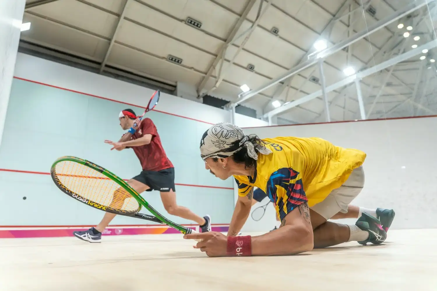 Squash en los Juegos: la historia de superación de los bolivianos Andrea Fuertes y Cristhiam Roldán - 3