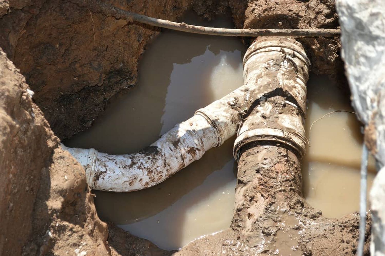 La red de agua y cloacas son obras de 1924
