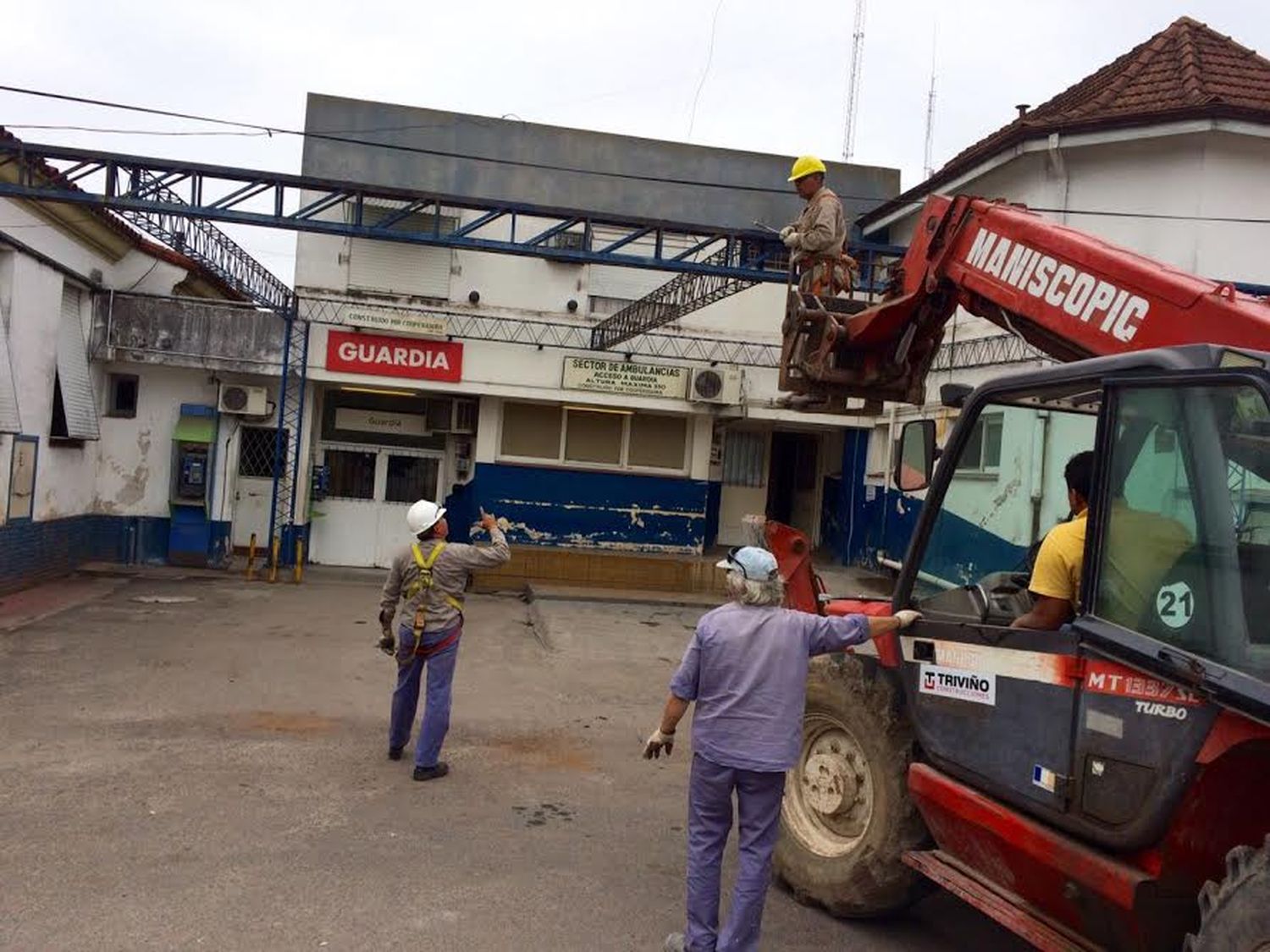 Almirante Brown: Comenzó la obra de ampliación del Hospital Meléndez 