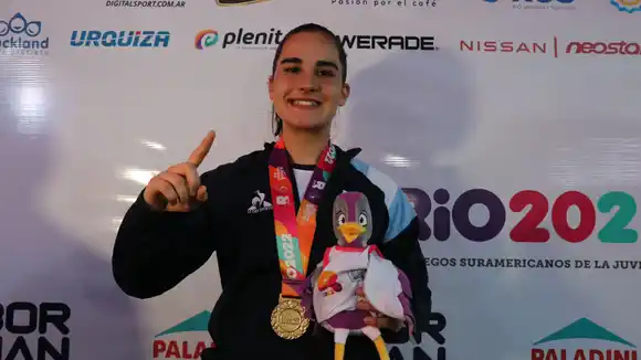 Oro para Laganá y plata para Juana Ortiz en los ODESUR de la Juventud