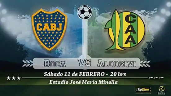 Comienza la venta de entradas para Boca-Aldosivi