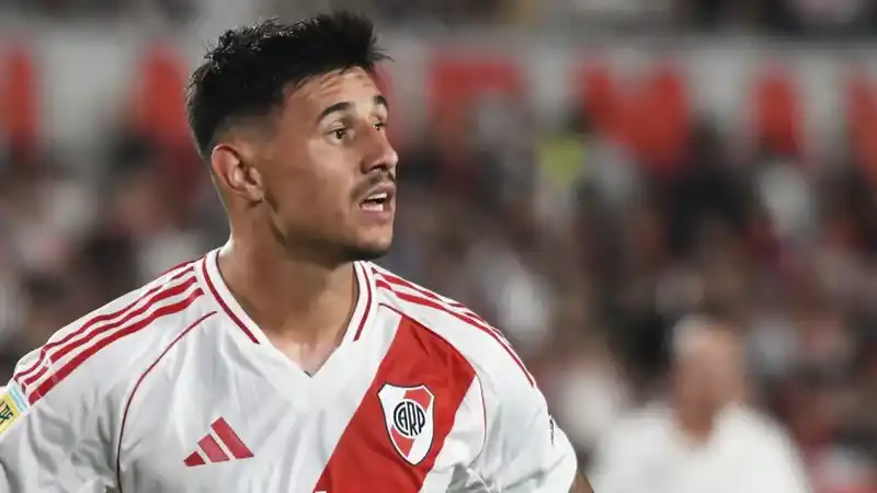 Adam Bareiro tuvo un paso por River, en el 2024.