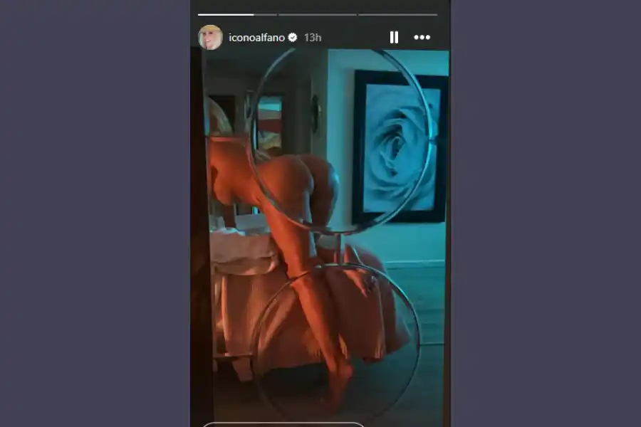 Graciela Alfano y la imagen que explotó en redes </p><p>IG iconoalfano