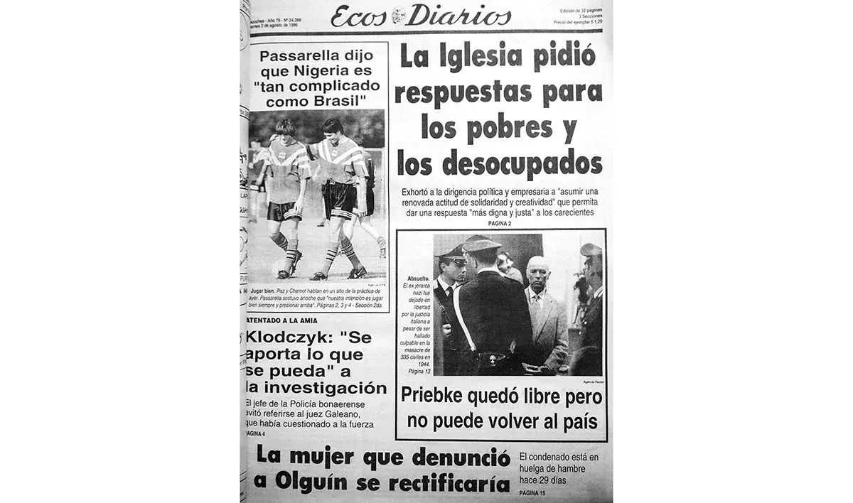 Viernes 2 de agosto de 1996