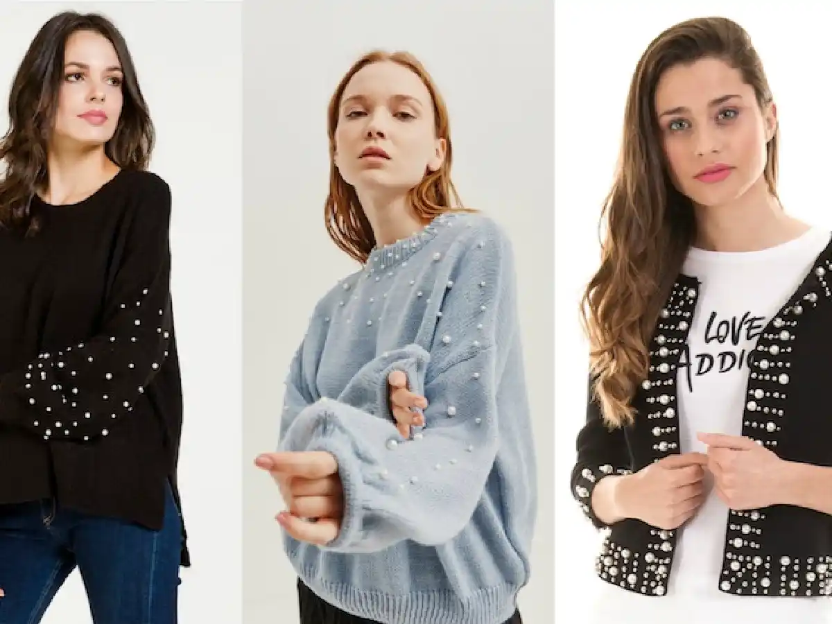 Perlas: convertí tu suéter en la joya de tu guardarropa 