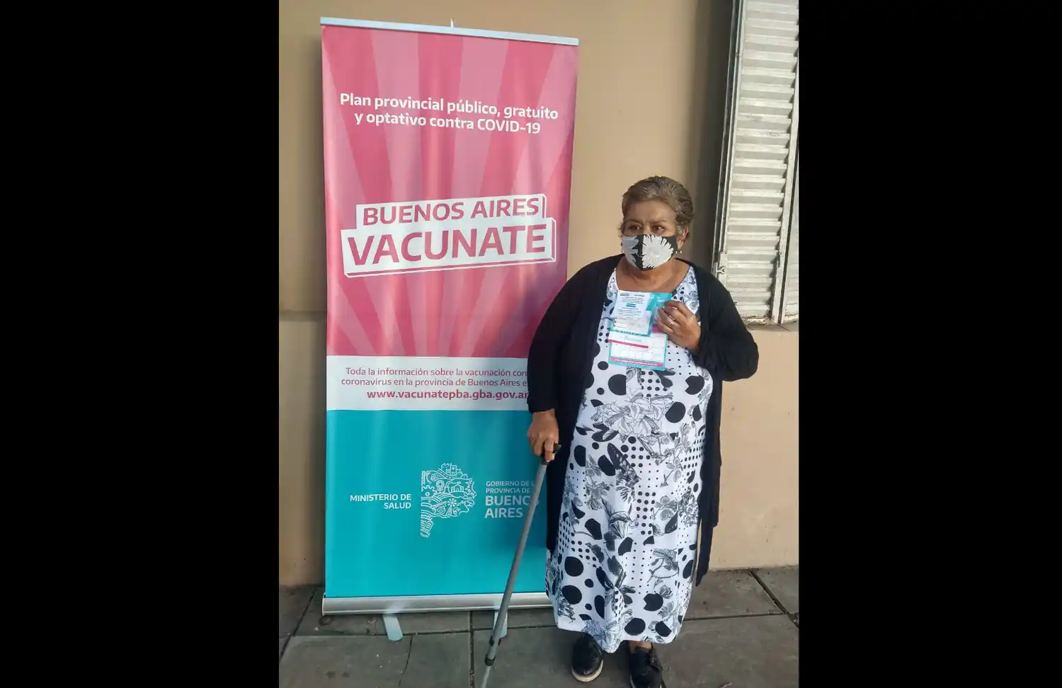 ¡Miriam se vacunó!