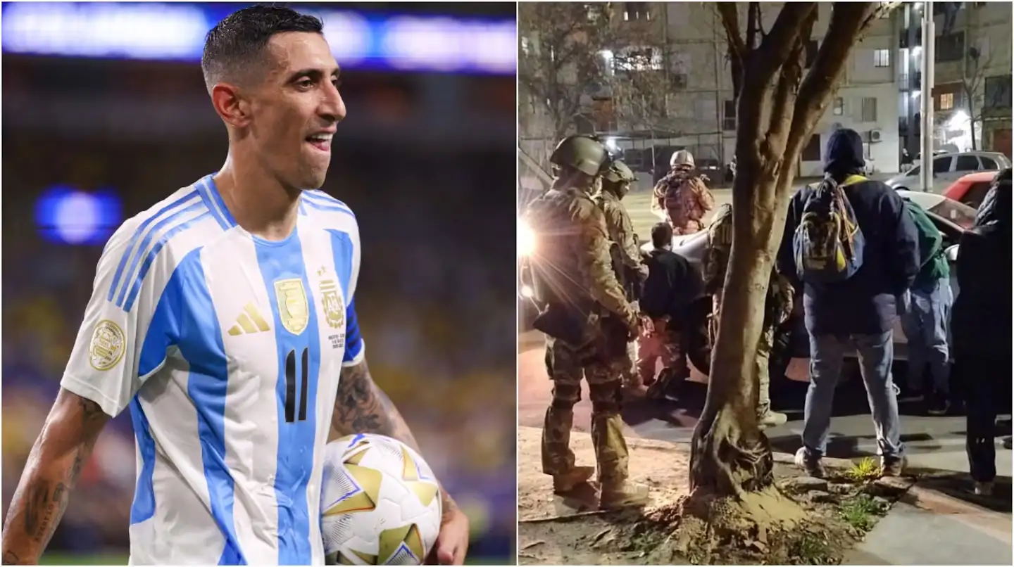 Atraparon a los barras que amenazaron a Di María.