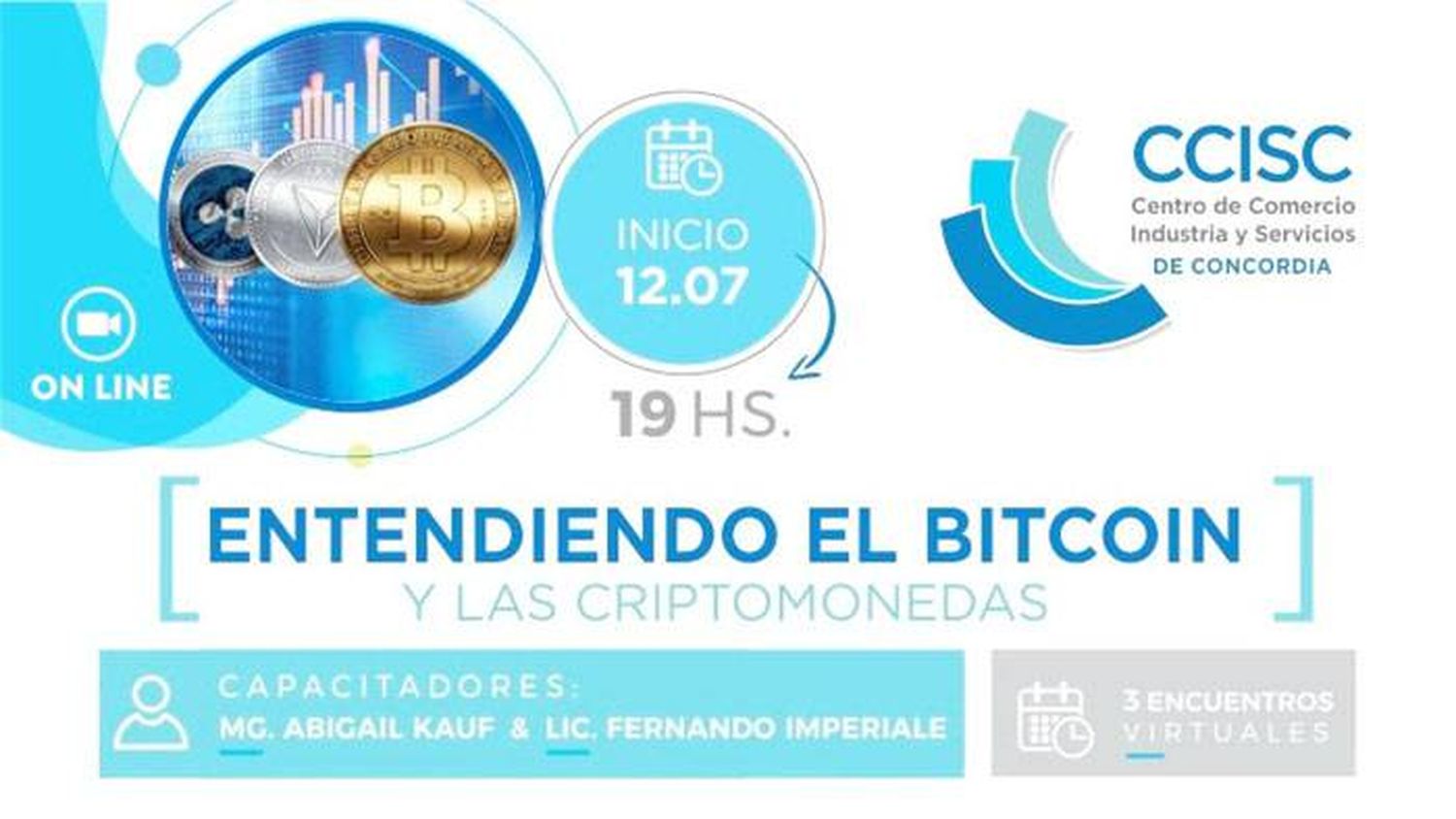 El Centro de Comercio  presenta el curso  �SEntendiendo el Bitcoin y las Criptomonedas⬝