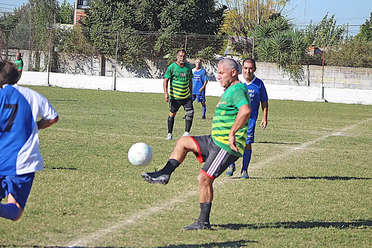 Se jugó por la Liga de Veteranos en G. Central