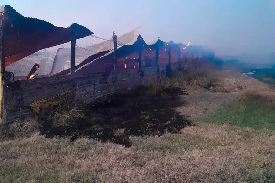 Fatal incendio en Villaguay