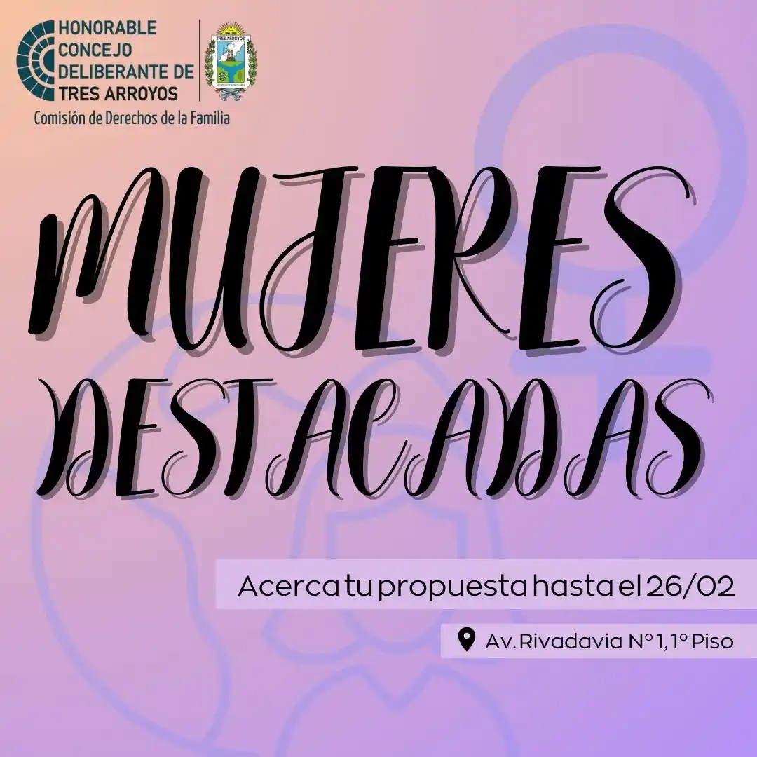 Convocatoria para proponer a las Mujeres Destacadas