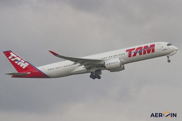 El primer Airbus A350 de América partió rumbo al desierto