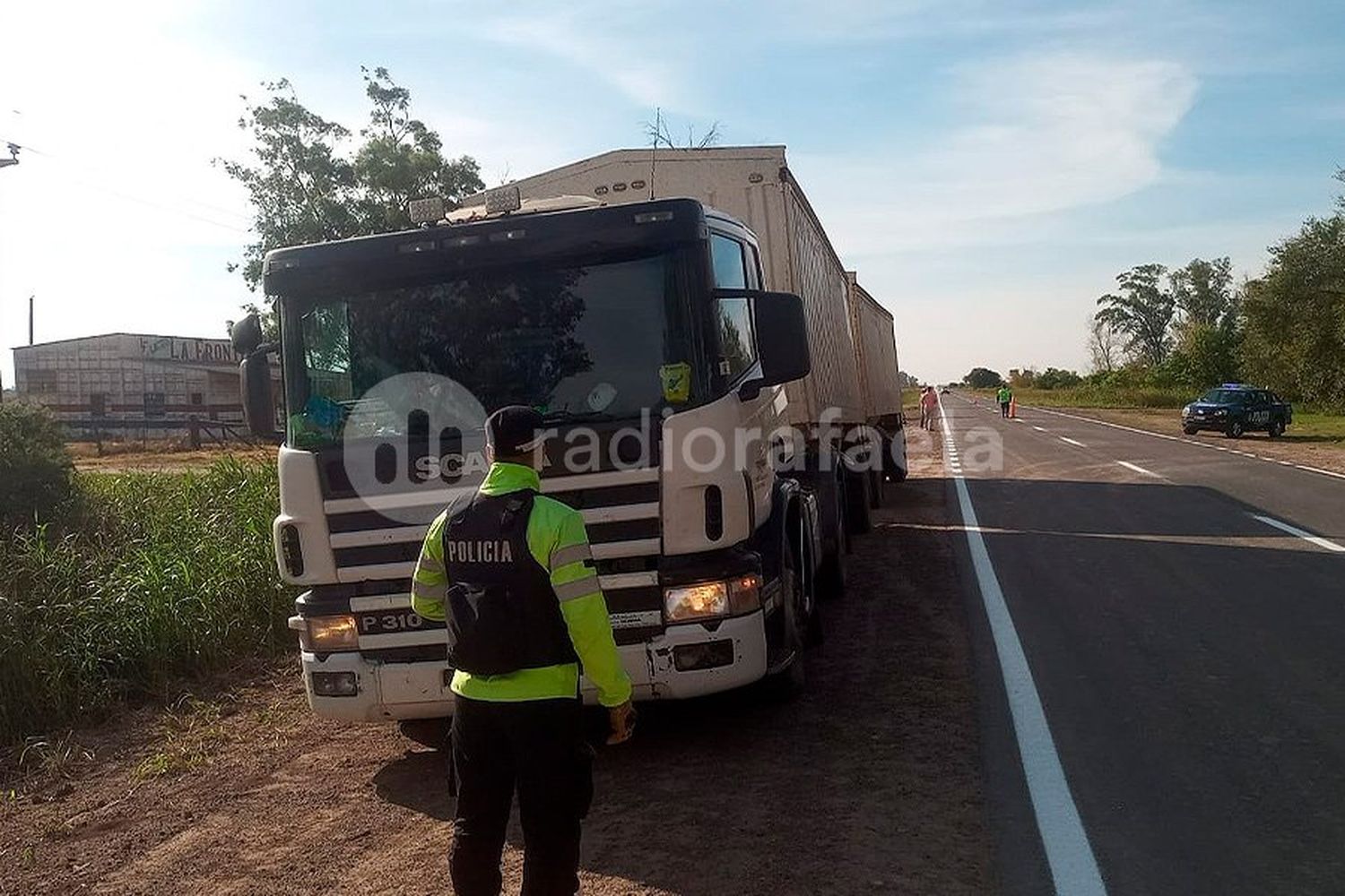 Un camionero llevaba maíz con una carta de porte fraudulenta: consiguió una nueva y siguió camino