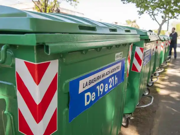 Instalaron 170 contenedores de residuos en la zona sur.