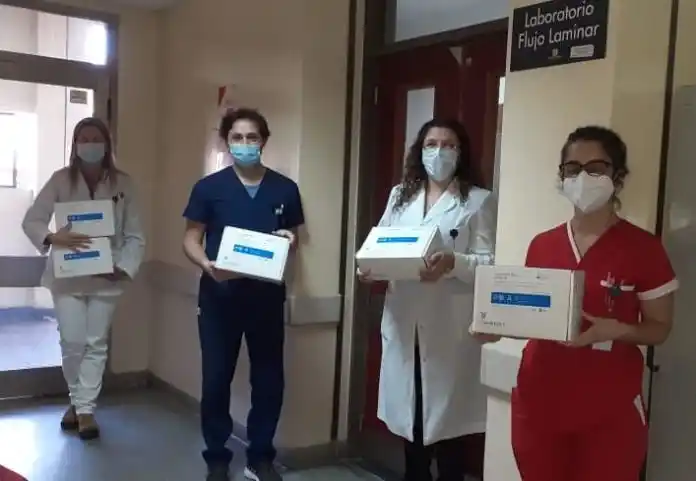 Hospitales bonaerenses recibieron los tests rápidos producidos por científicos argentinos