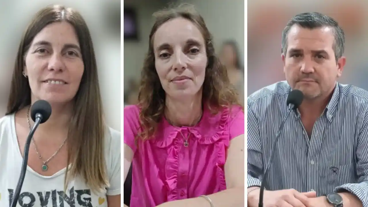 Silvina Gachategui, Guillermina Atela y Pablo Pafundi