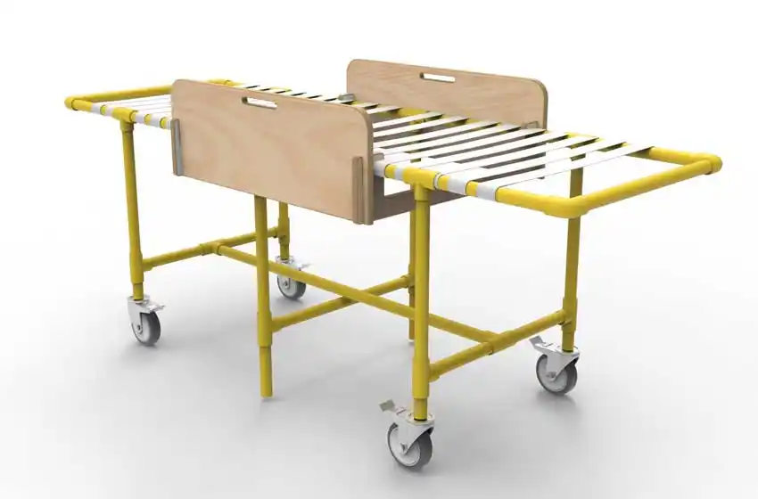 Ferreteros de Mar del Plata fabricarán camillas con caños de gas termofusión