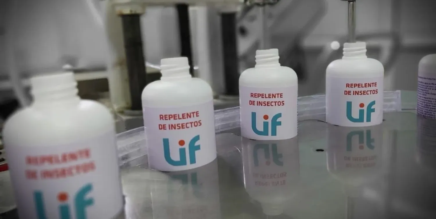 El Laboratorio Industrial Farmacéutico (LIF) aumenta la producción de repelentes.