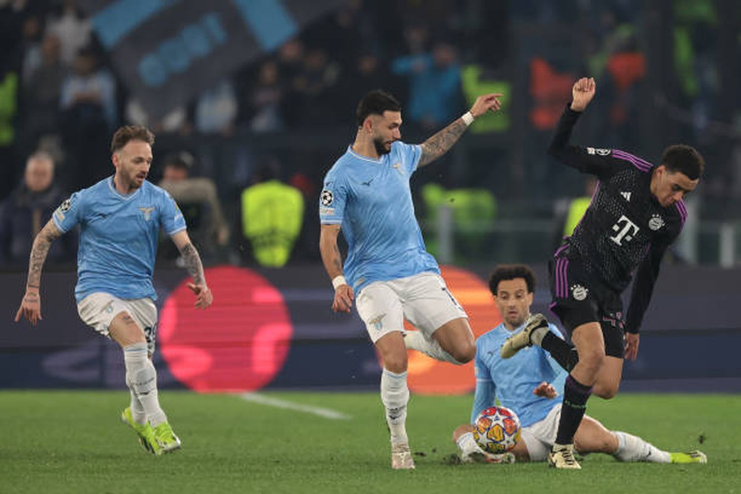 Lazio, con Castellanos, le ganó a Bayern Munich en la ida