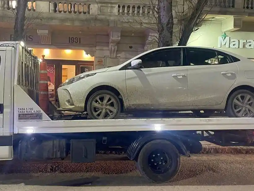 Auto secuestrado en pleno centro de Necochea