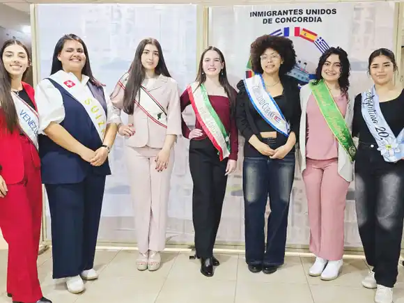 Se presentaron las postulantes al Reinado Provincial del Inmigrante