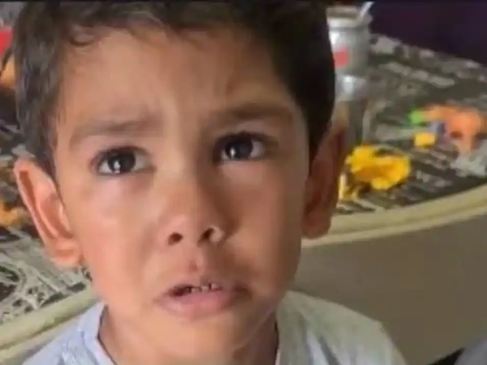 Ángel tenía cuatro años.