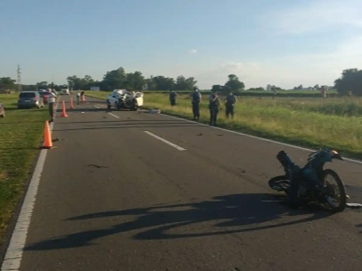 Dos primos fallecidos en  un choque en la ruta 158