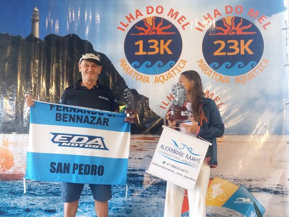 Aguas abiertas: Fernando Bennazar se destacó en Brasil