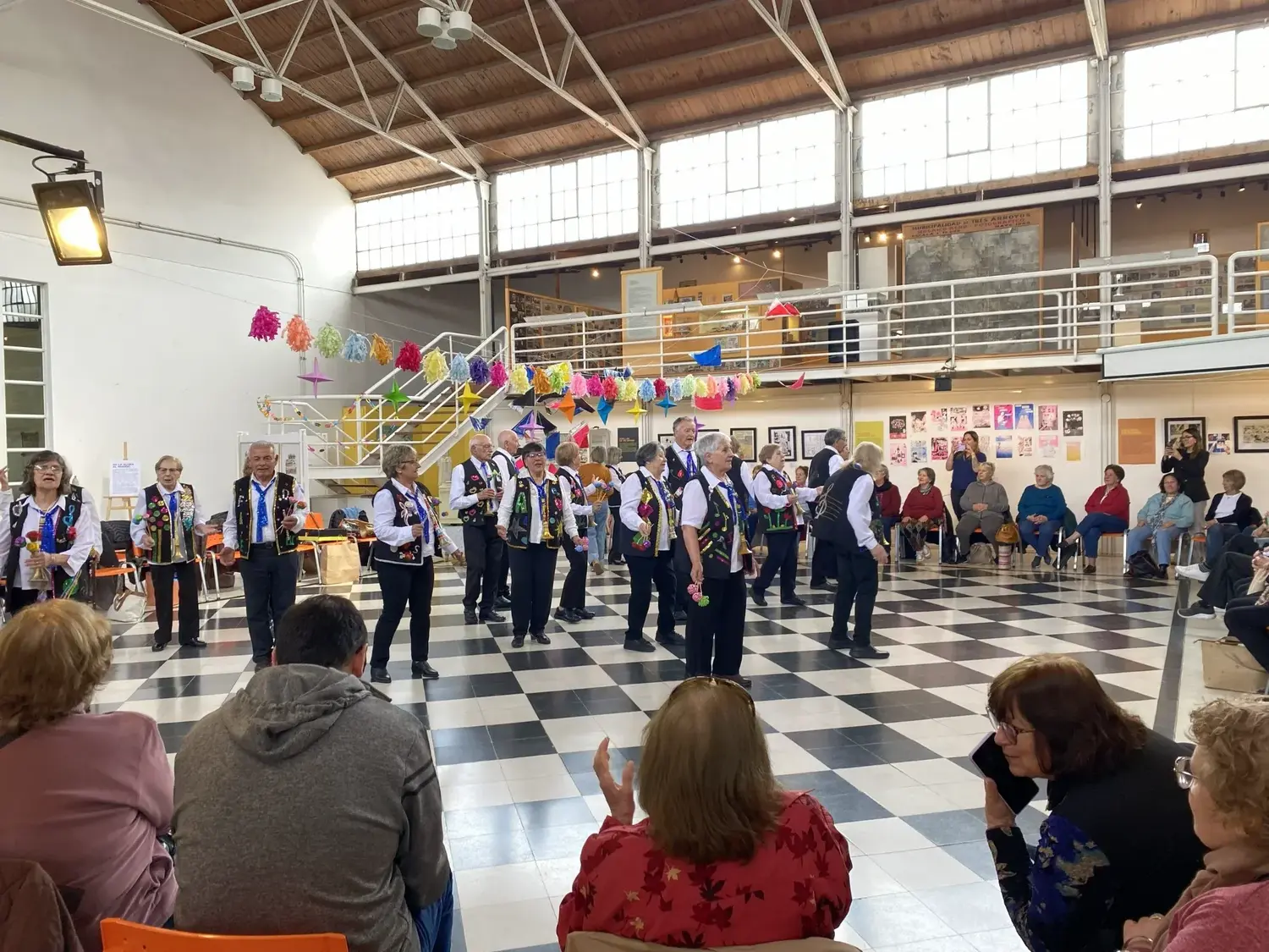 Presentación. El Grupo de San Cayetano realizó un show en Tres Arroyos