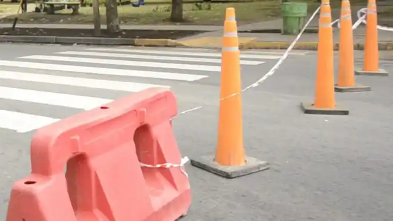 Corte de tránsito en Suipacha y Roca. Ilustrativa