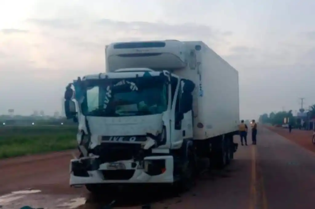El camión Iveco con cámara frigorífica.