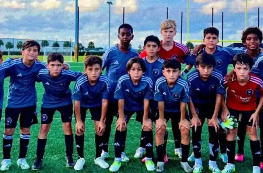 Debutó el hijo de Messi en las inferiores del Inter Miami