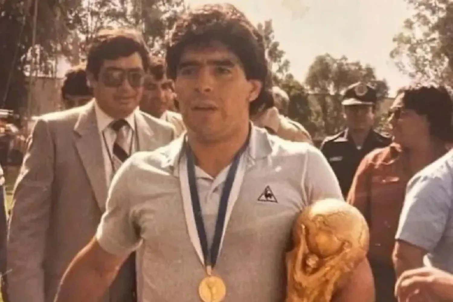 Diego Maradona y la Copa del Mundo: se filtraron imágenes inéditas de la celebración en 1986