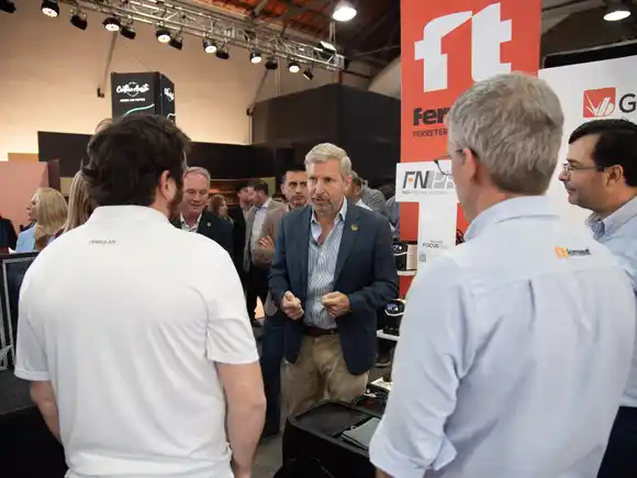 Frigerio valoró el potencial de la construcción en la apertura de la muestra de Camarco