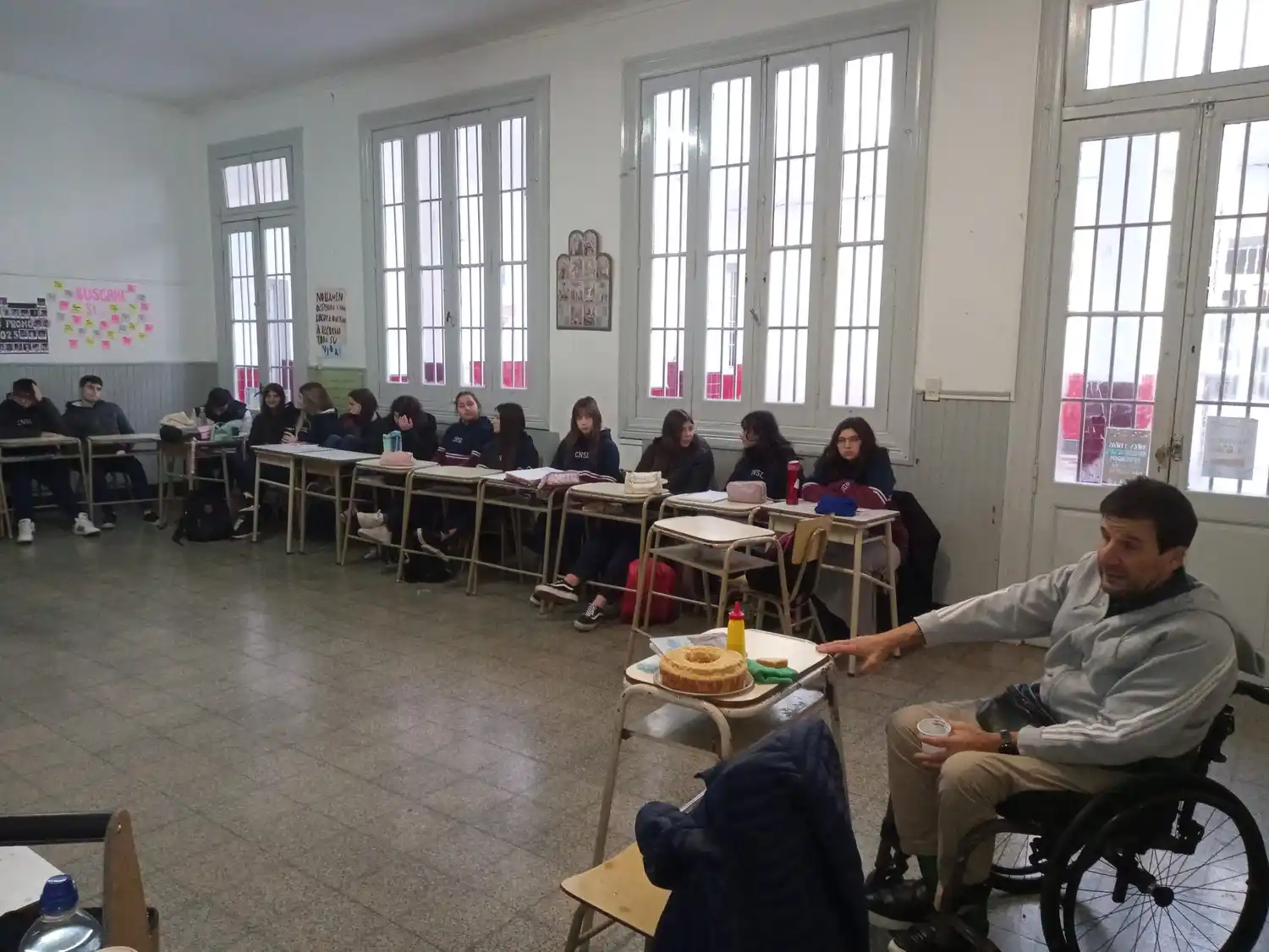 Alejandro Vassolo visitó el Colegio Nuestra Señora de Luján