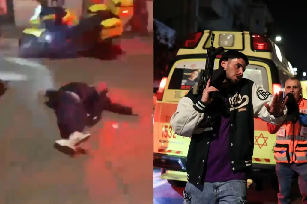 Las víctimas fueron atendidas en el lugar y trasladados al hospital Ichilov.