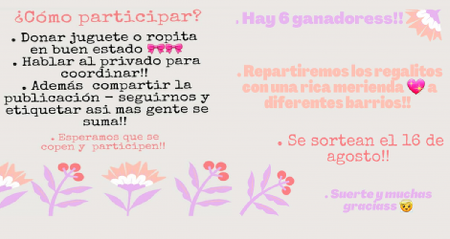 Proponen un sorteo solidario para el Día del Niño