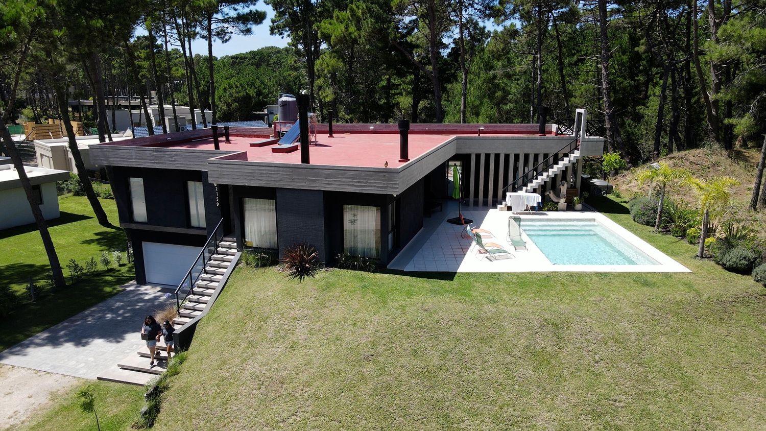 Casas de lujo en el partido de Pinamar.